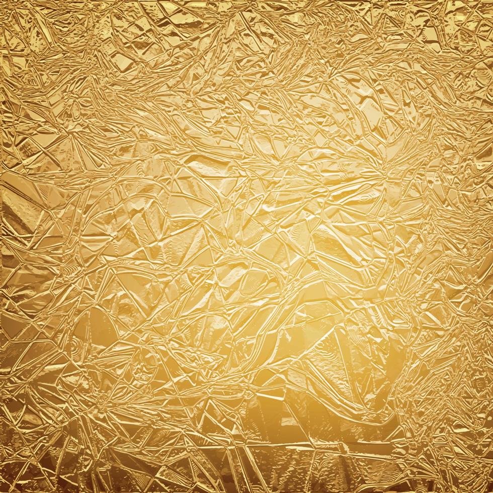 hoja de oro. envoltorio dorado de navidad. telón de fondo con textura de oro, banner. vector