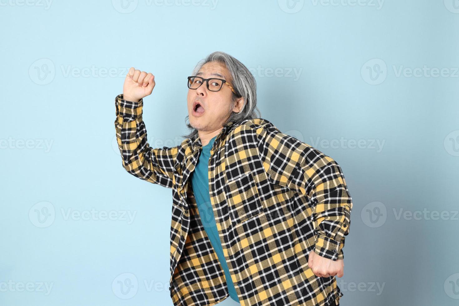 Man in Blue photo