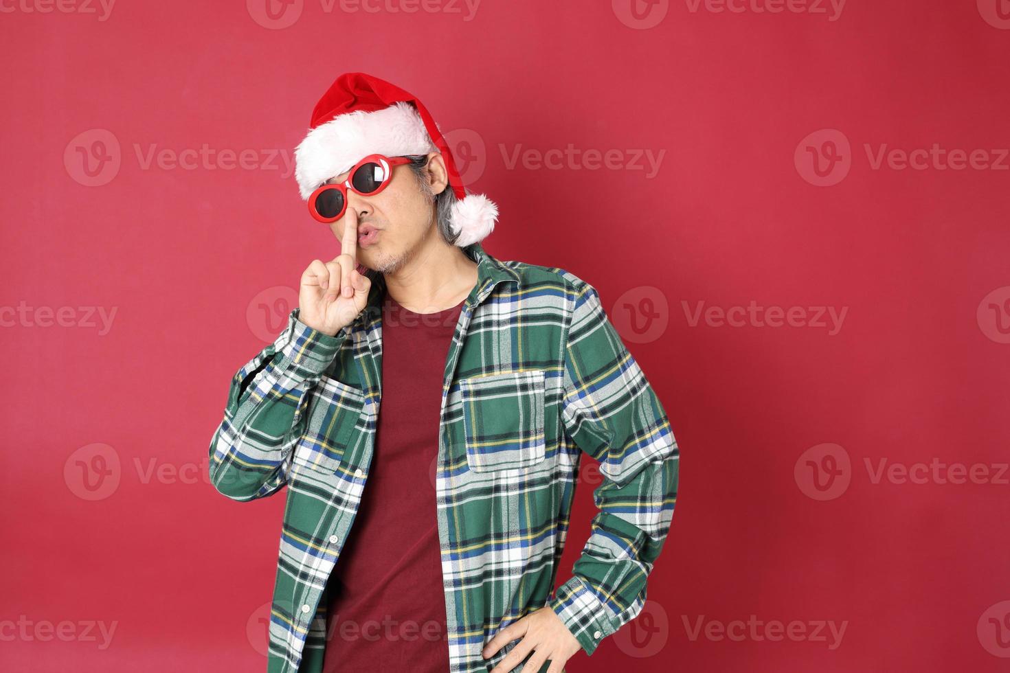 Man in Christmas Season photo