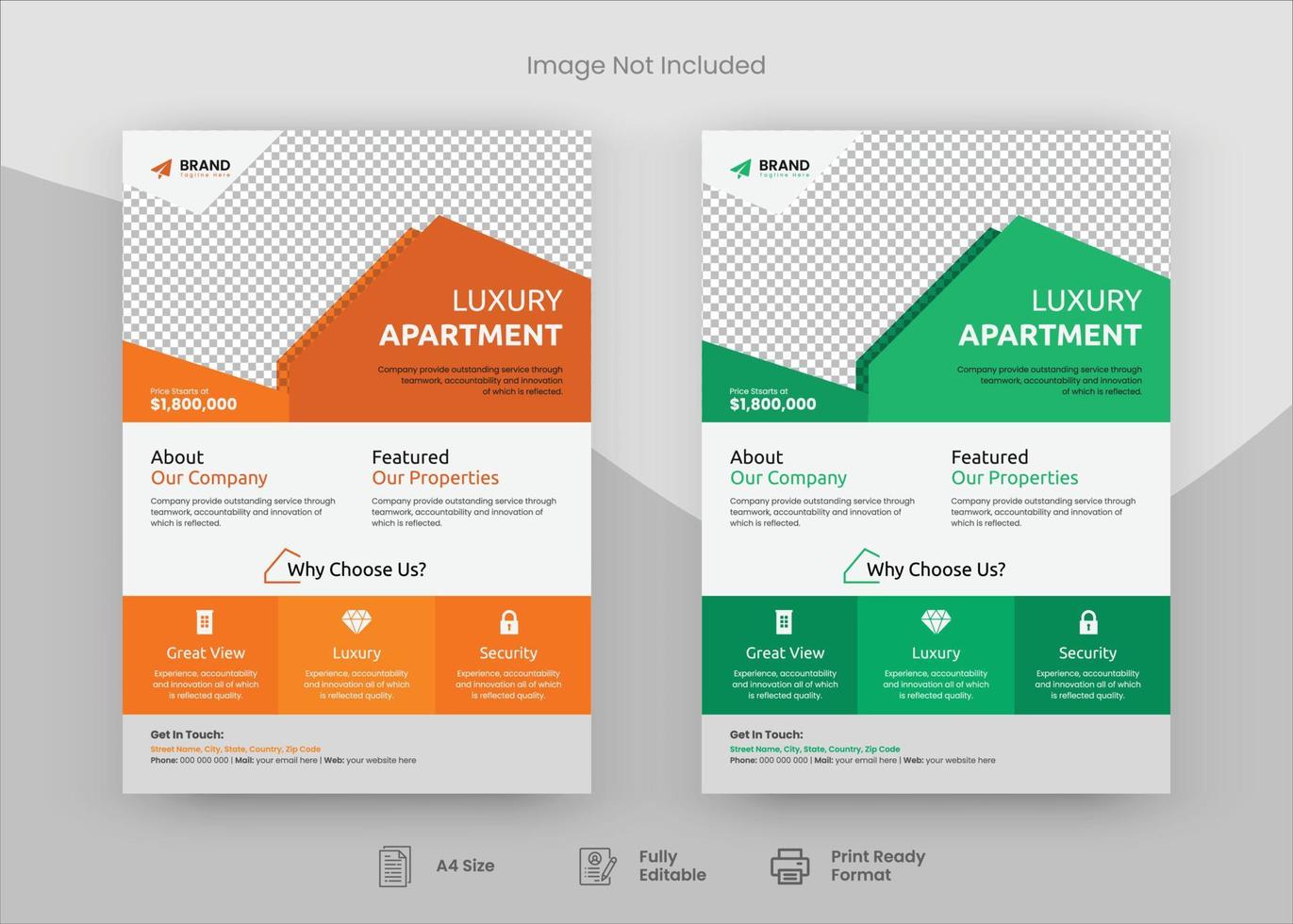 Corporate Flyer Design Template, Flyer Design. Print Template Design, Poster Design vector