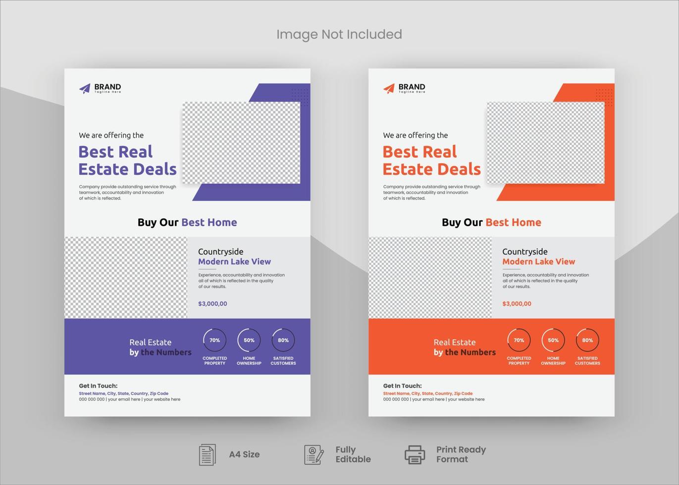 Corporate Flyer Design Template, Flyer Design. Print Template Design, Poster Design vector