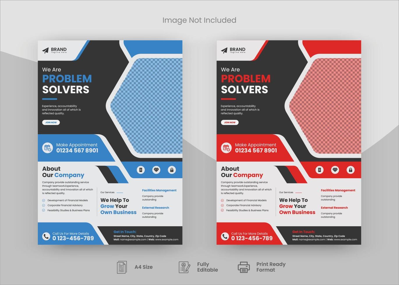 Corporate Flyer Design Template, Flyer Design. Print Template Design, Poster Design vector