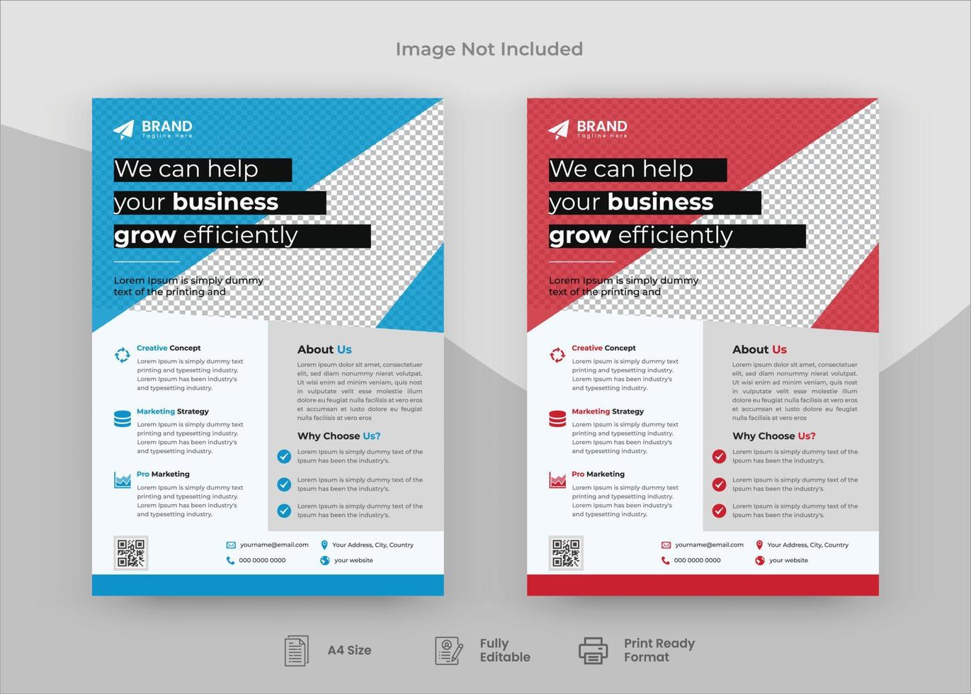 Corporate Flyer Design Template, Flyer Design. Print Template Design, Poster Design vector