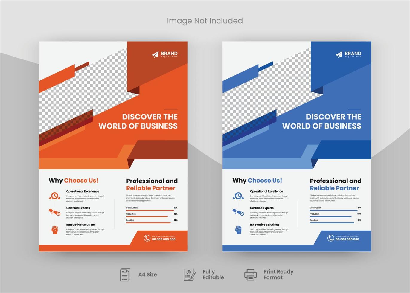 Corporate Flyer Design Template, Flyer Design. Print Template Design, Poster Design vector