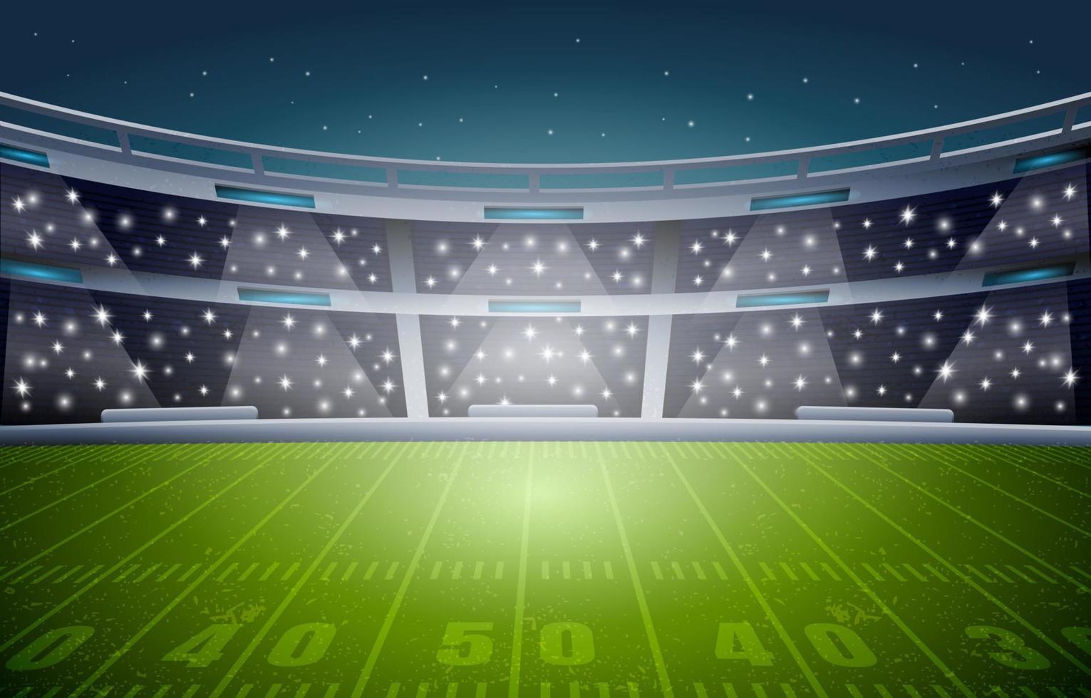 fondo de superbowl de medianoche vector