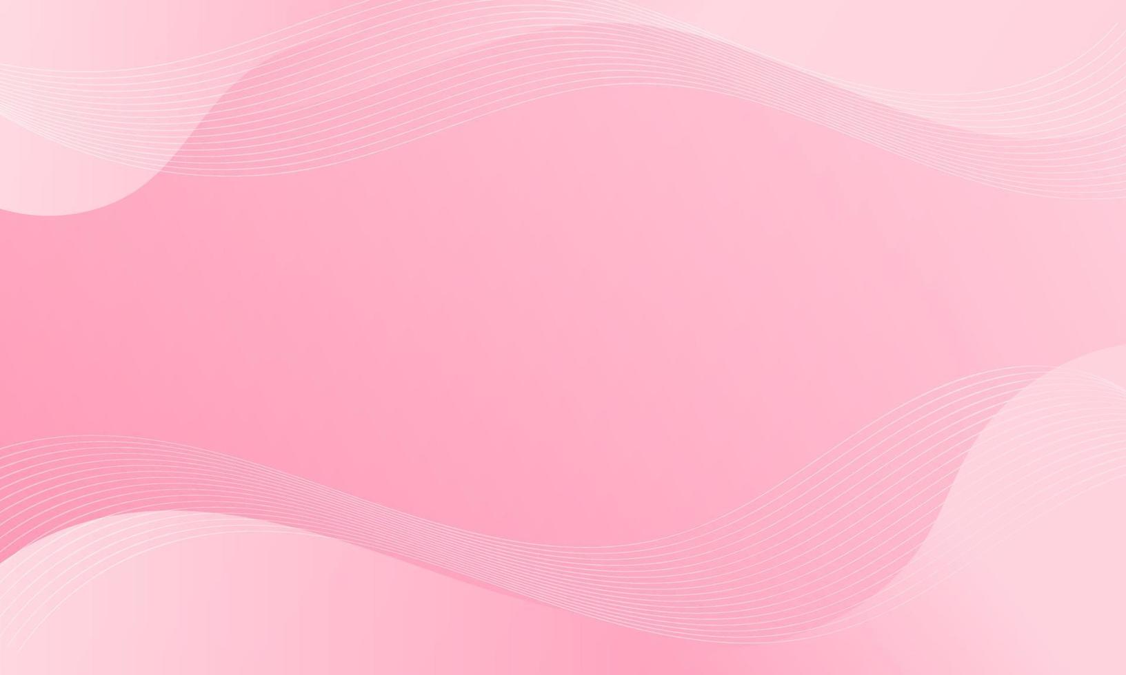 Abstract Pink Fluid Wave Background vector