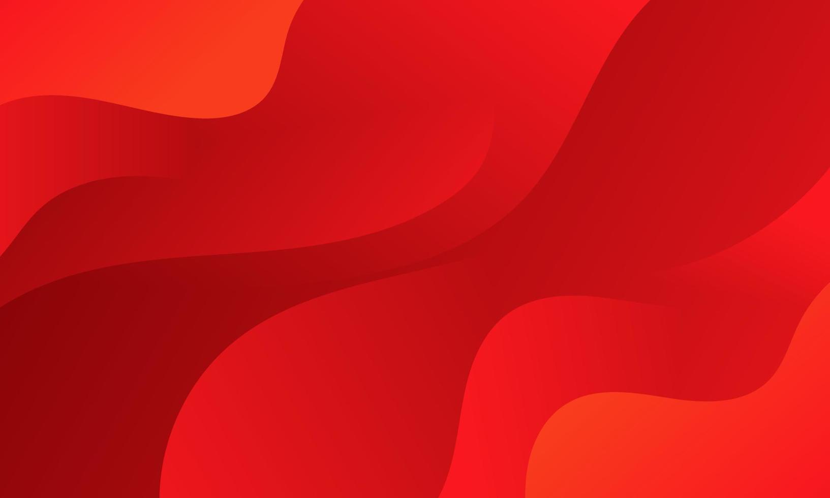 Abstract Red Fluid Wave Background vector