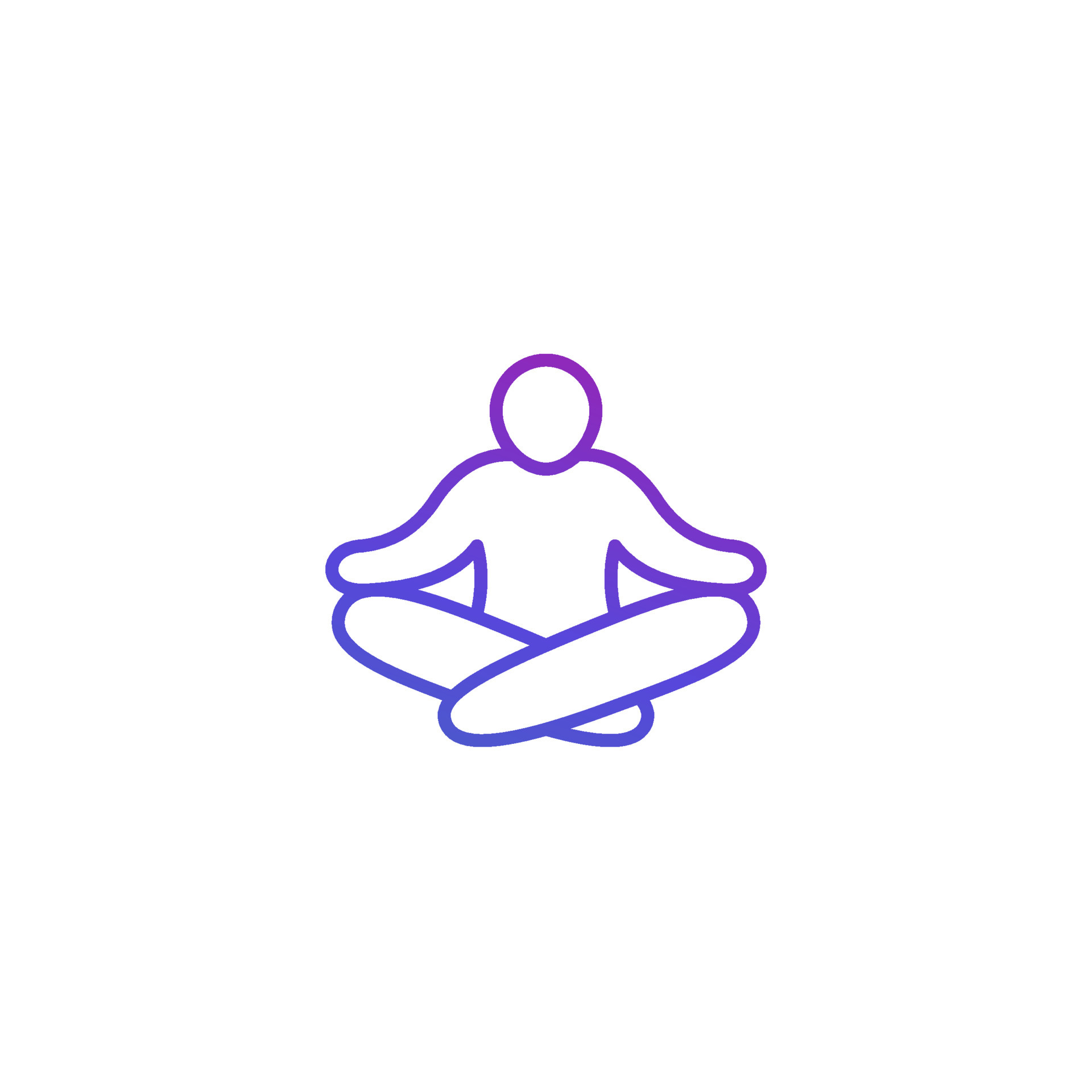 meditation, meditating man line icon 4394433 Vector Art at Vecteezy