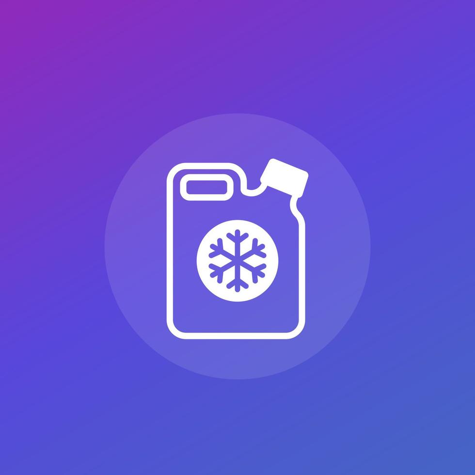 antifreeze or coolant vector icon