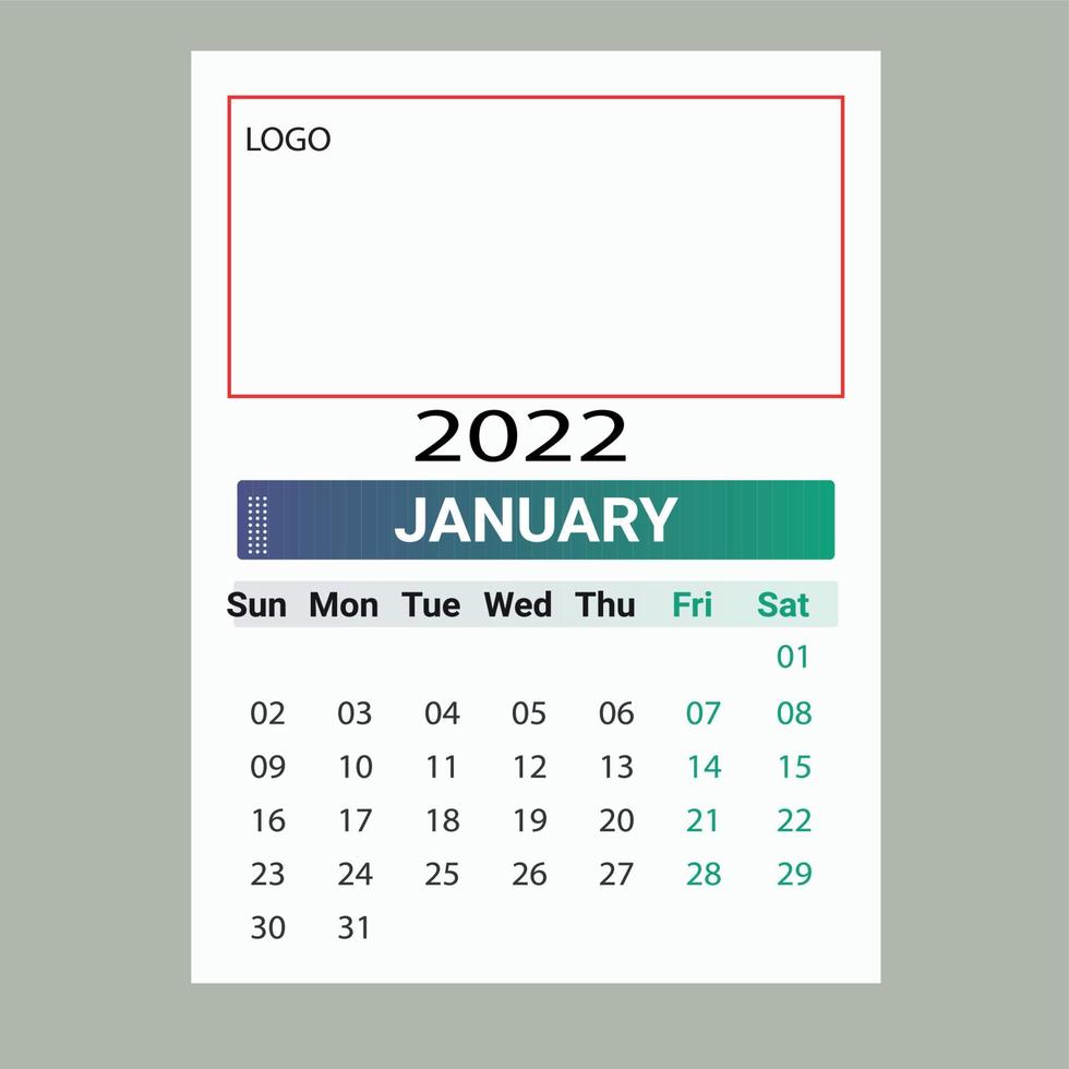 Calendar design template Art  Illustration vector
