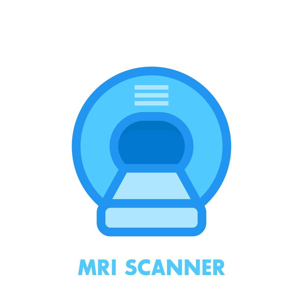MRI scanner vector icon
