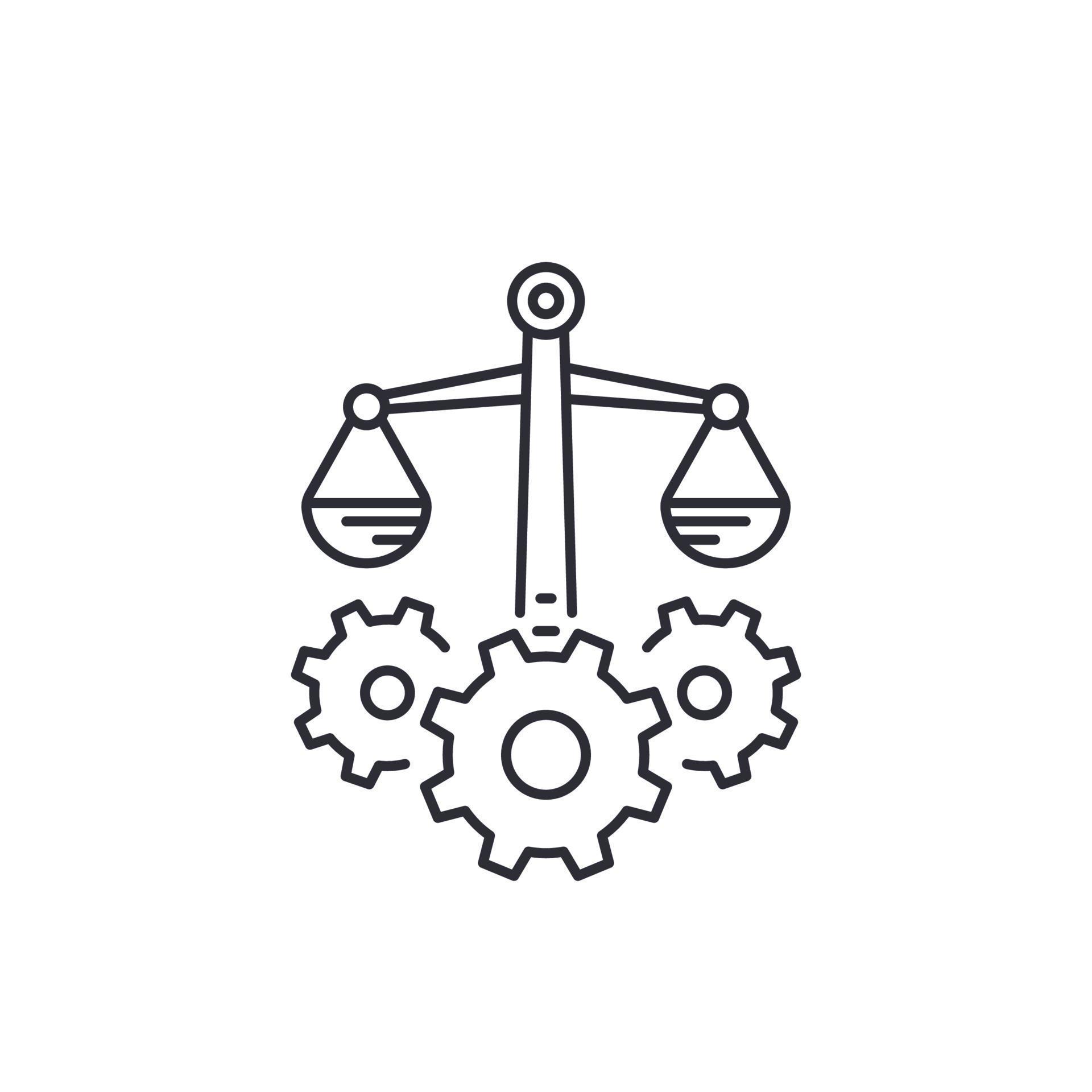 Risk management, line vector icon 4394720 Vector Art at Vecteezy