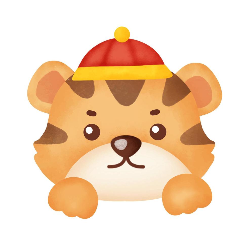 chinese new year year of the tiger 2022 . vector