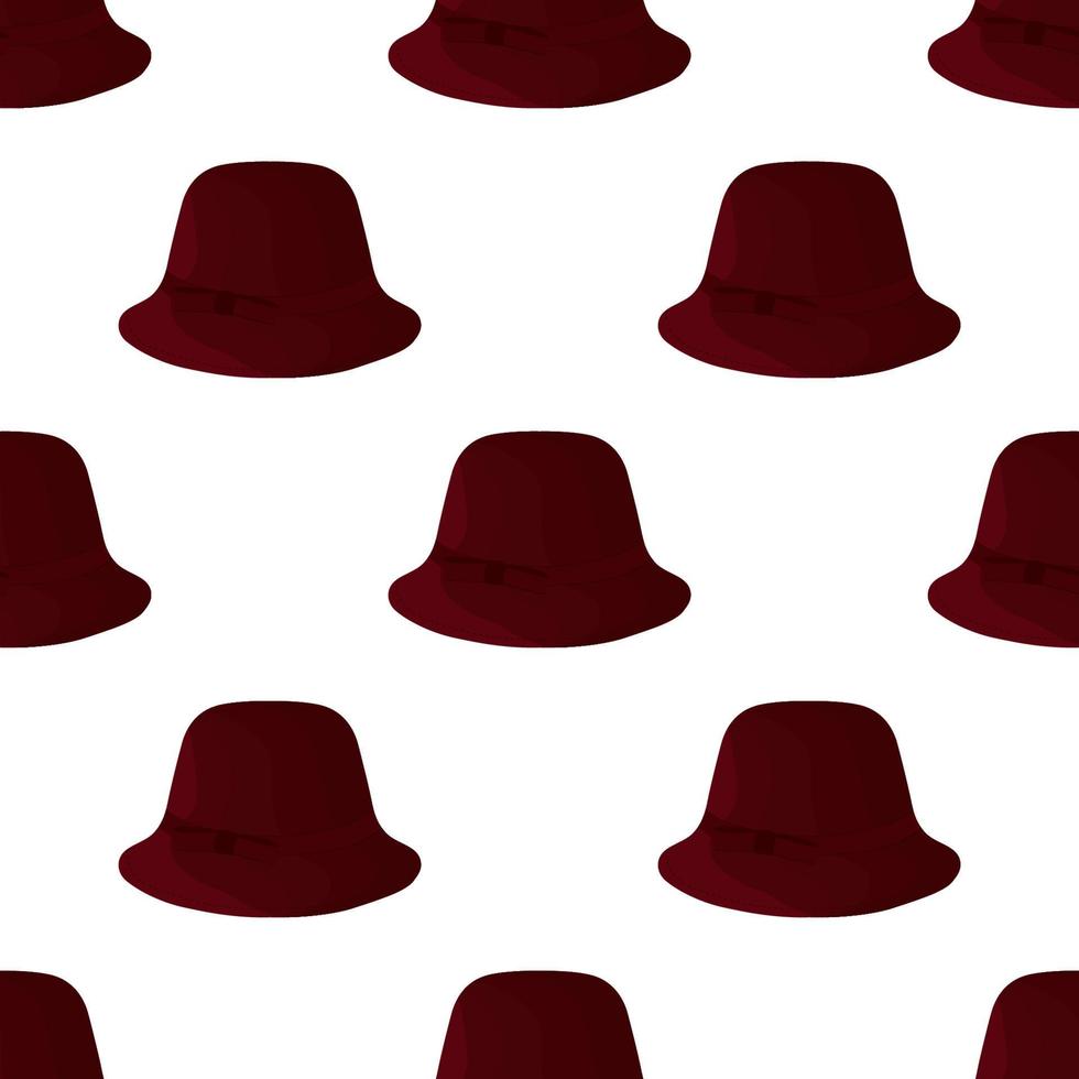 Ilustración sobre el tema sombreros patrón de colores Panamá vector