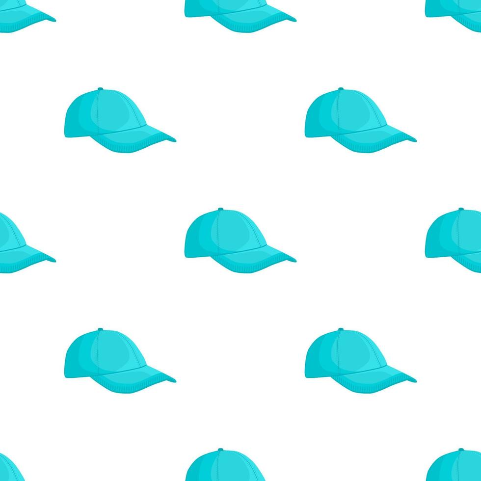 Illustration on theme pattern hats baseball vector