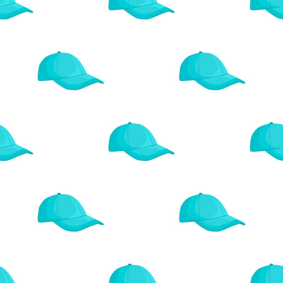 Illustration on theme pattern hats baseball vector