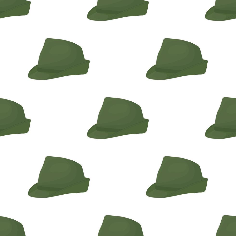 Ilustración sobre el tema sombreros de patrón de colores fedora vector