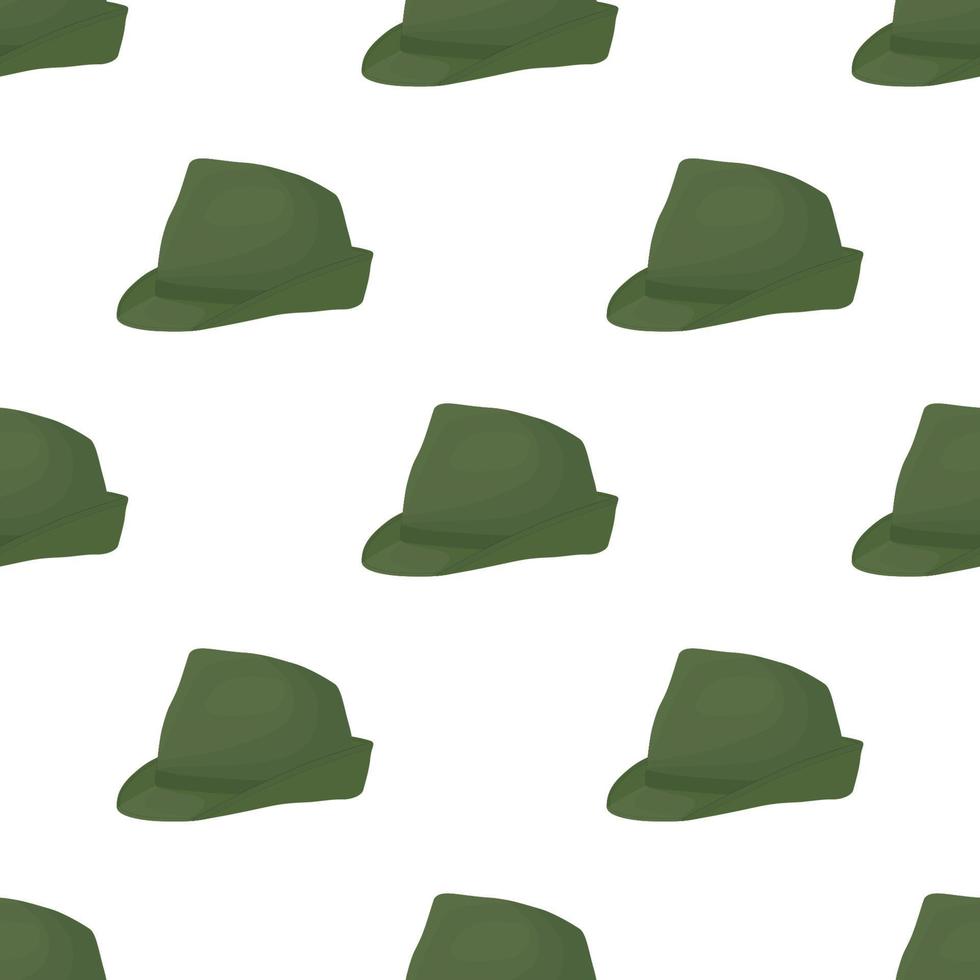 Illustration on theme colored pattern hats fedora vector