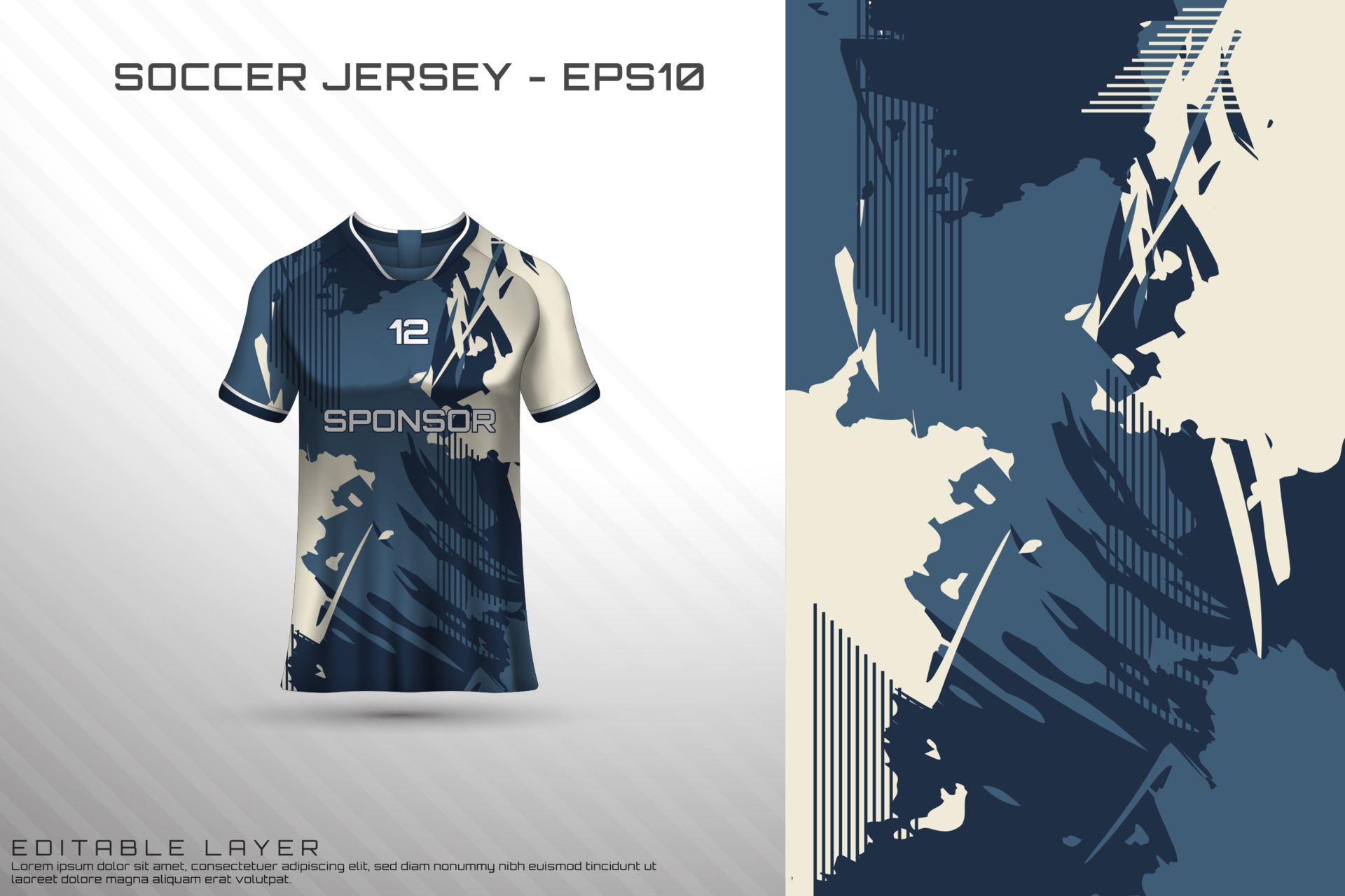 Sports jersey and t shirt template sports jersey design vector mockup Sports jersey and t shirt template sports jersey design vector mockup