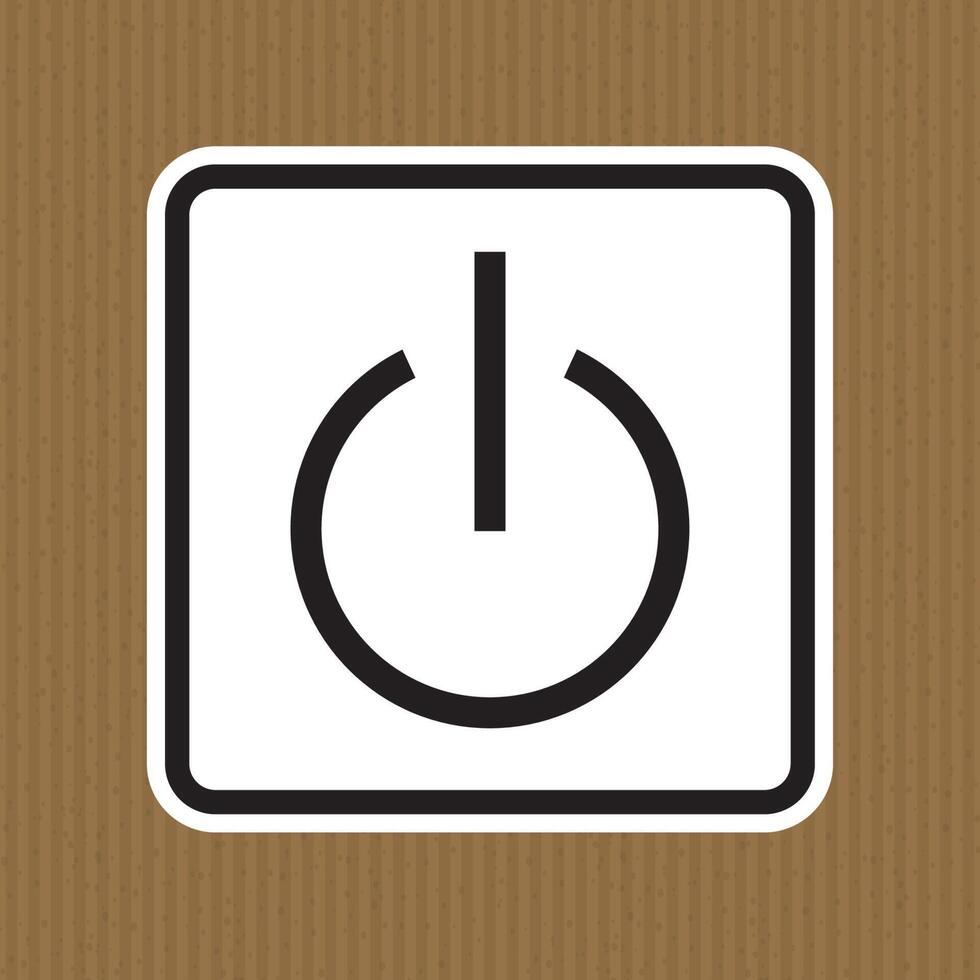Stand-By Symbol Sign, Vector Illustration, Isolate On White Background Label. EPS10