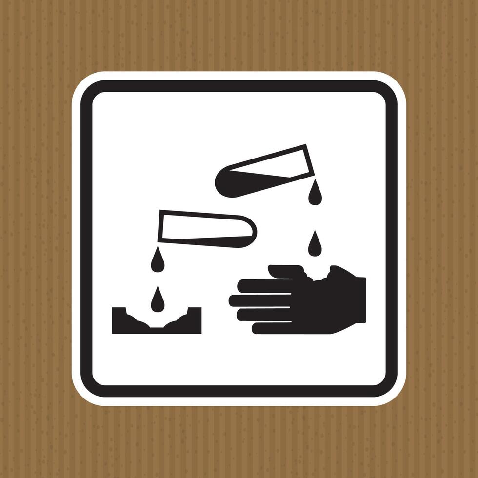 Hazardous substances signs icon flammable skull radioactive hazard corrosive vector