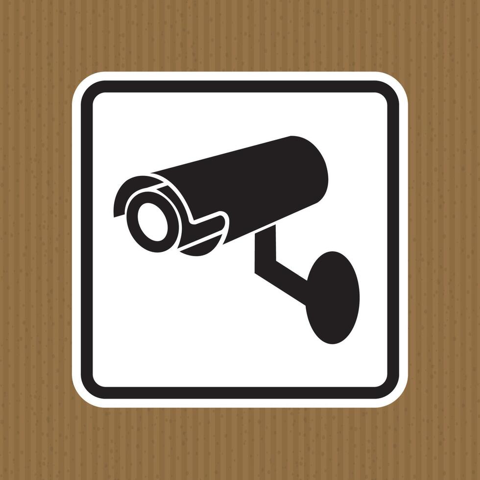 icono de video vigilancia cámara CCTV. vector