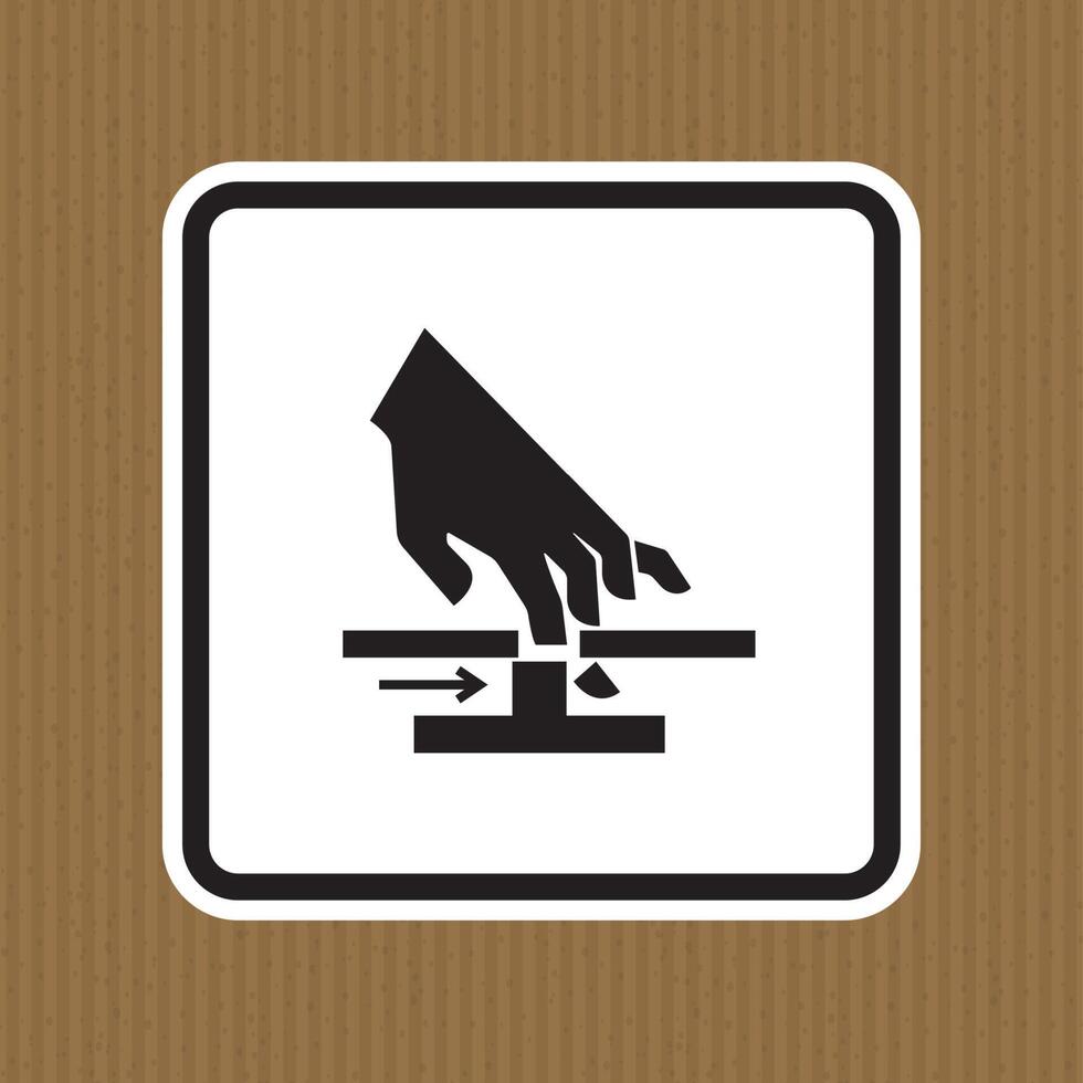 Cutting of Hand Moving Parts Symbol Sign Isolate on White Background,Vector Illustration vector