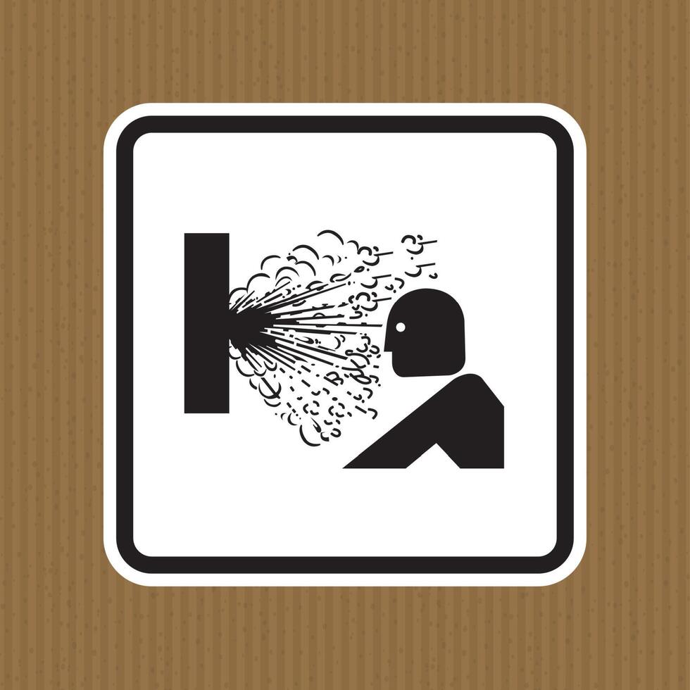 Explosion Release of Pressure Symbol Sign Isolate on White Background,Vector Illustration vector