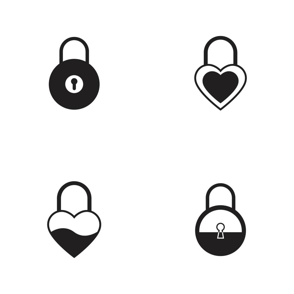 lock icon vector illustration design template