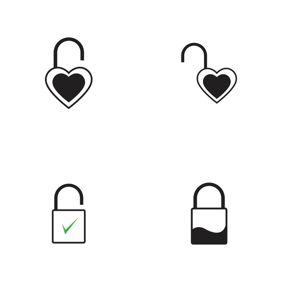 lock icon vector illustration design template