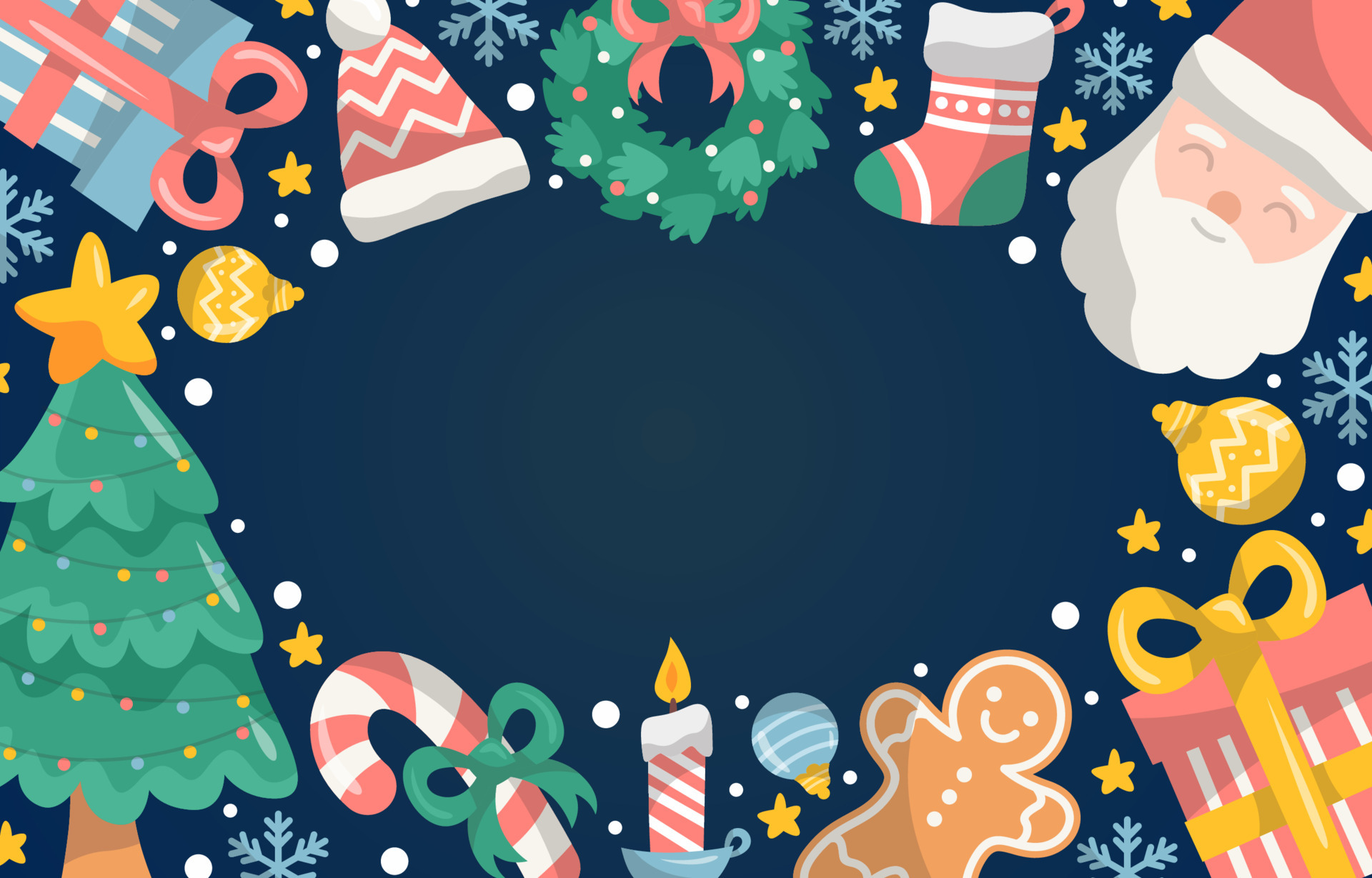 Christmas Ornament Free Vector Background 4397130 Vector Art at Vecteezy
