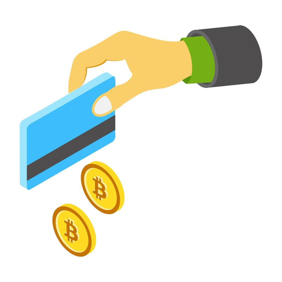 Bitcoin Payment Concepts vector