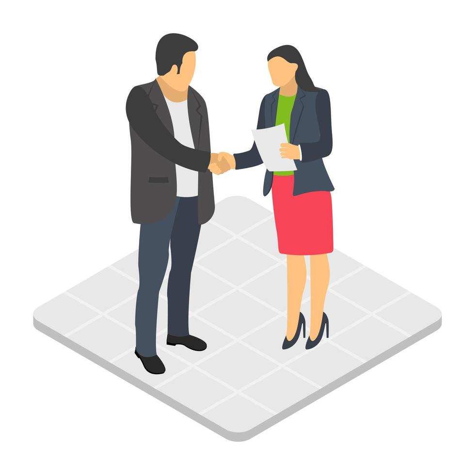 Business Greeting Concepts vector