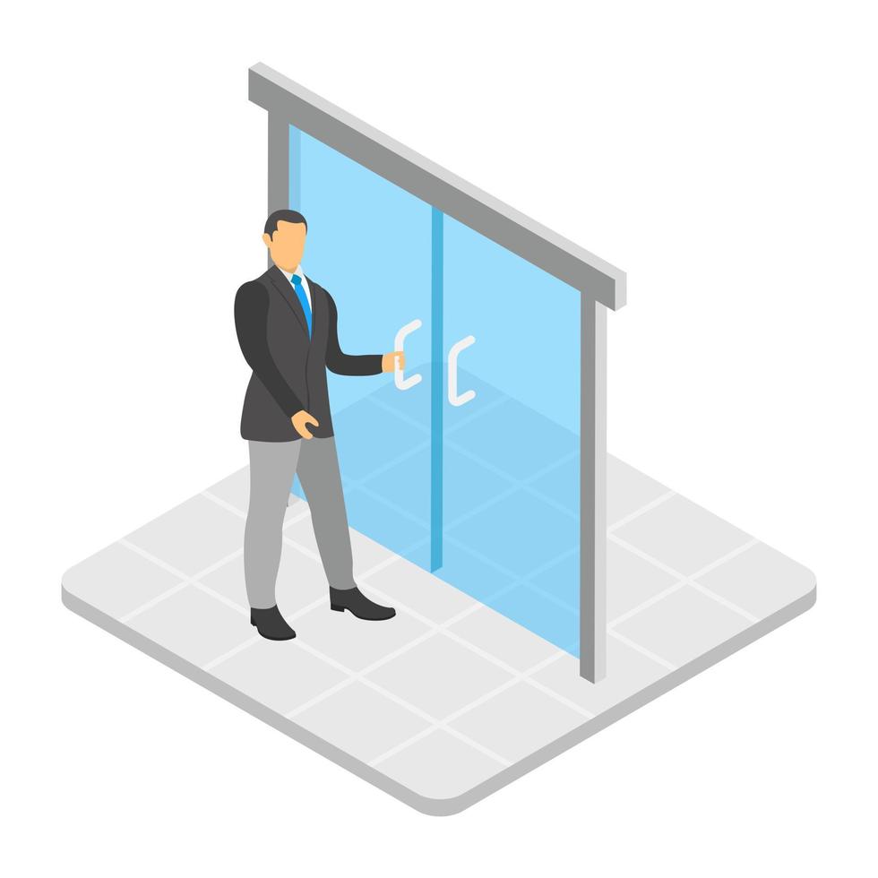 Office Entrance Concepts vector