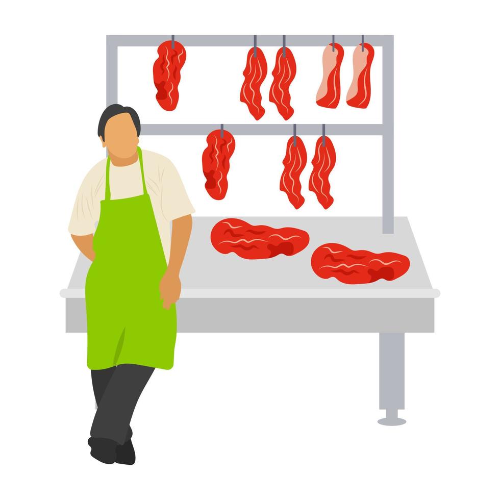 Steak Shop Concepts vector