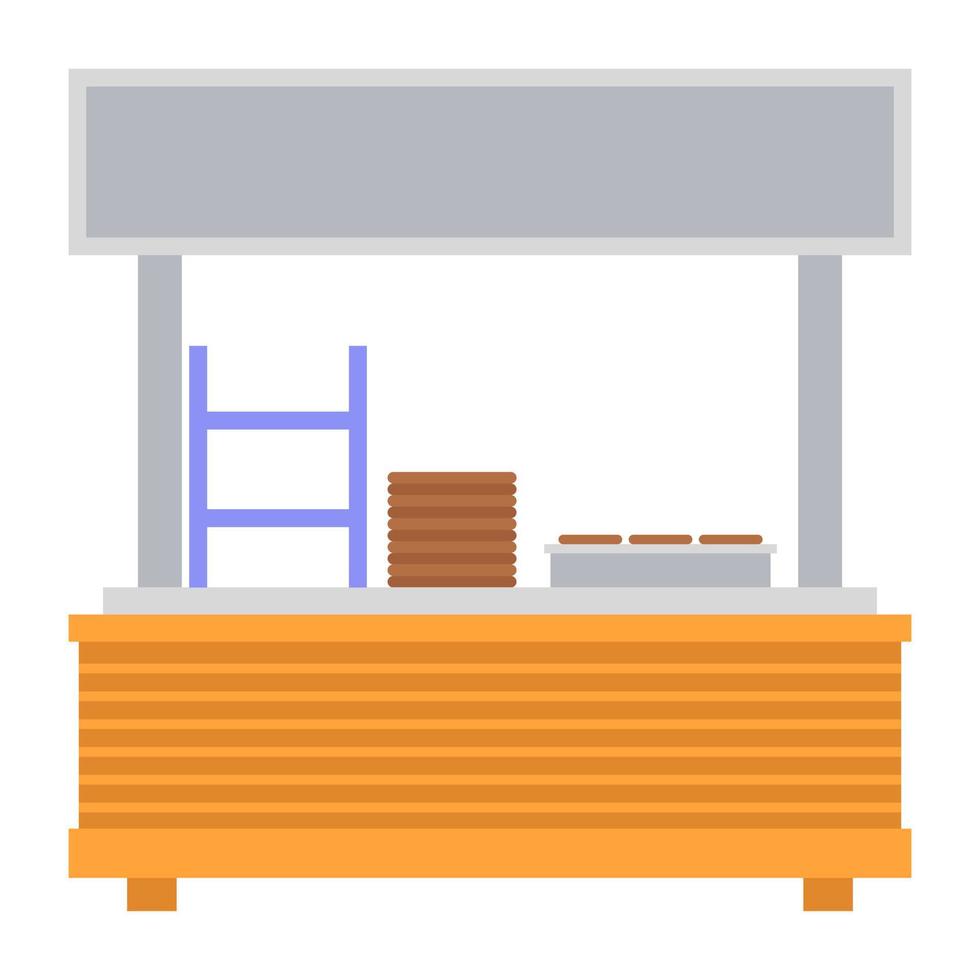 conceptos de tienda de embutidos vector