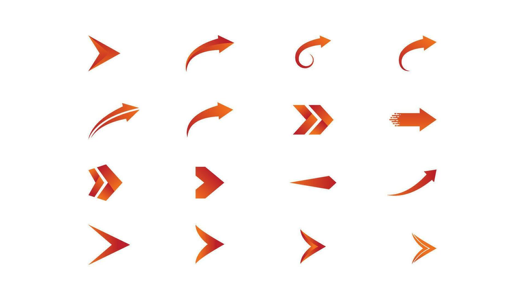 Arrow icon symbol sign vector design on white background