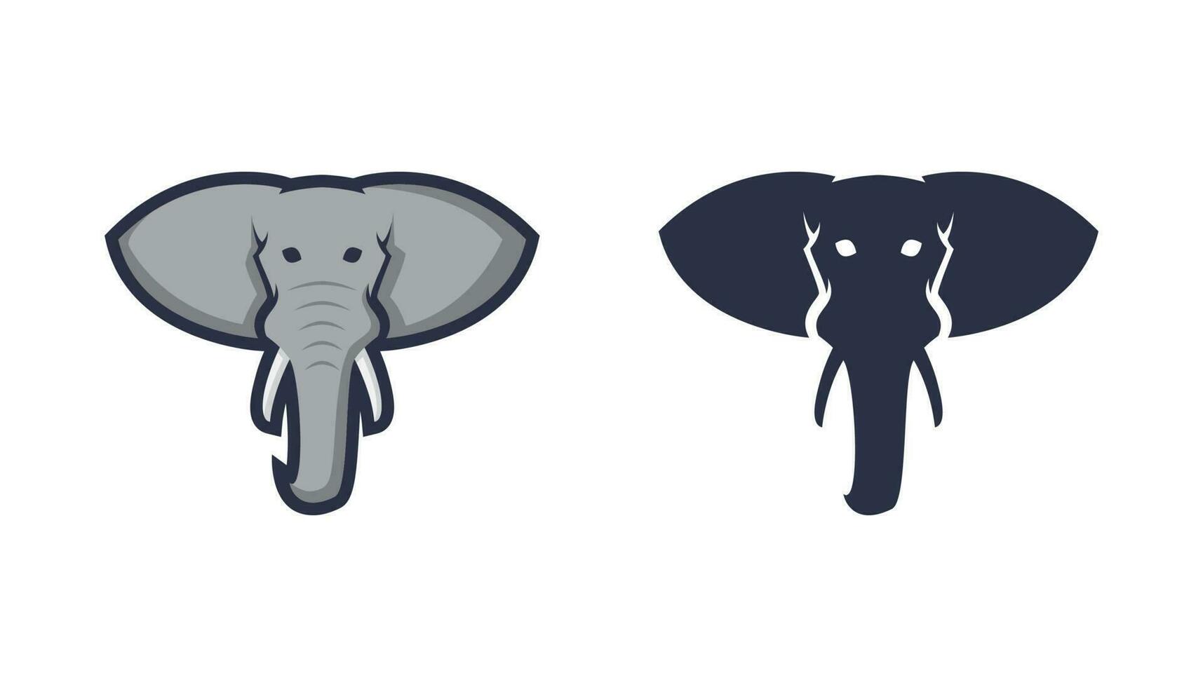 vector de diseño de logotipo de elefante
