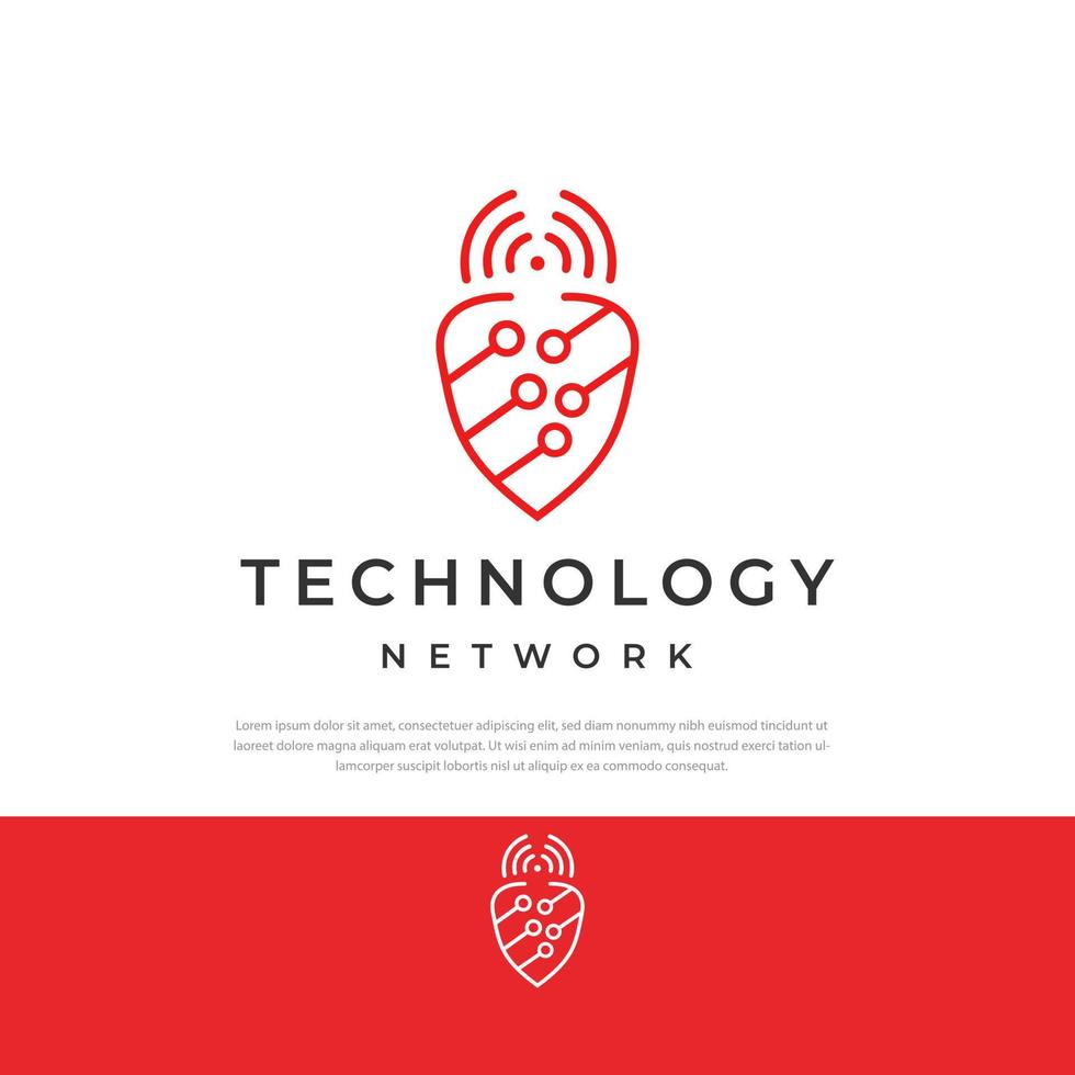 Connect logo with  signal technology network connection.symbol,icon,vector,template vector