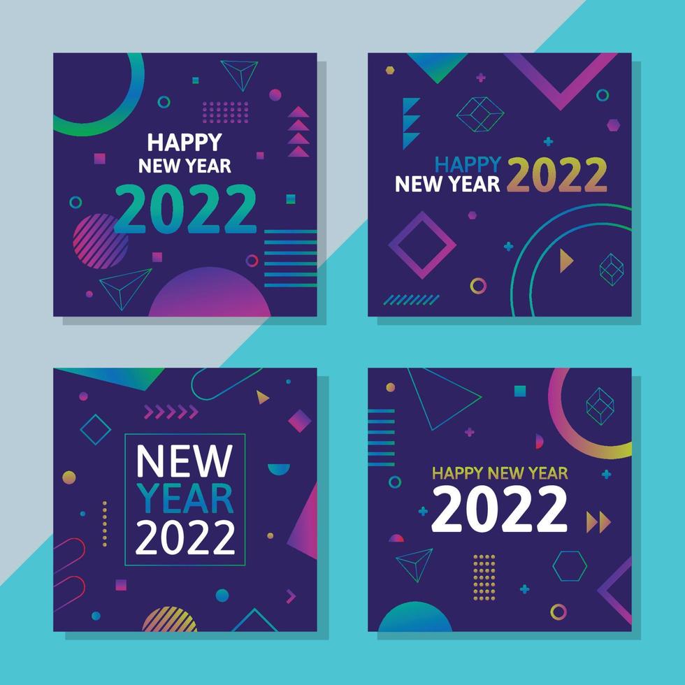 2022 New Year Social Media Posts