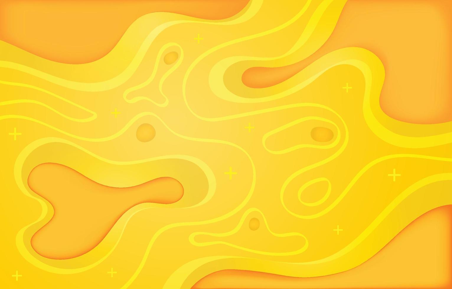 Topographic Map Background with Yellow Color vector