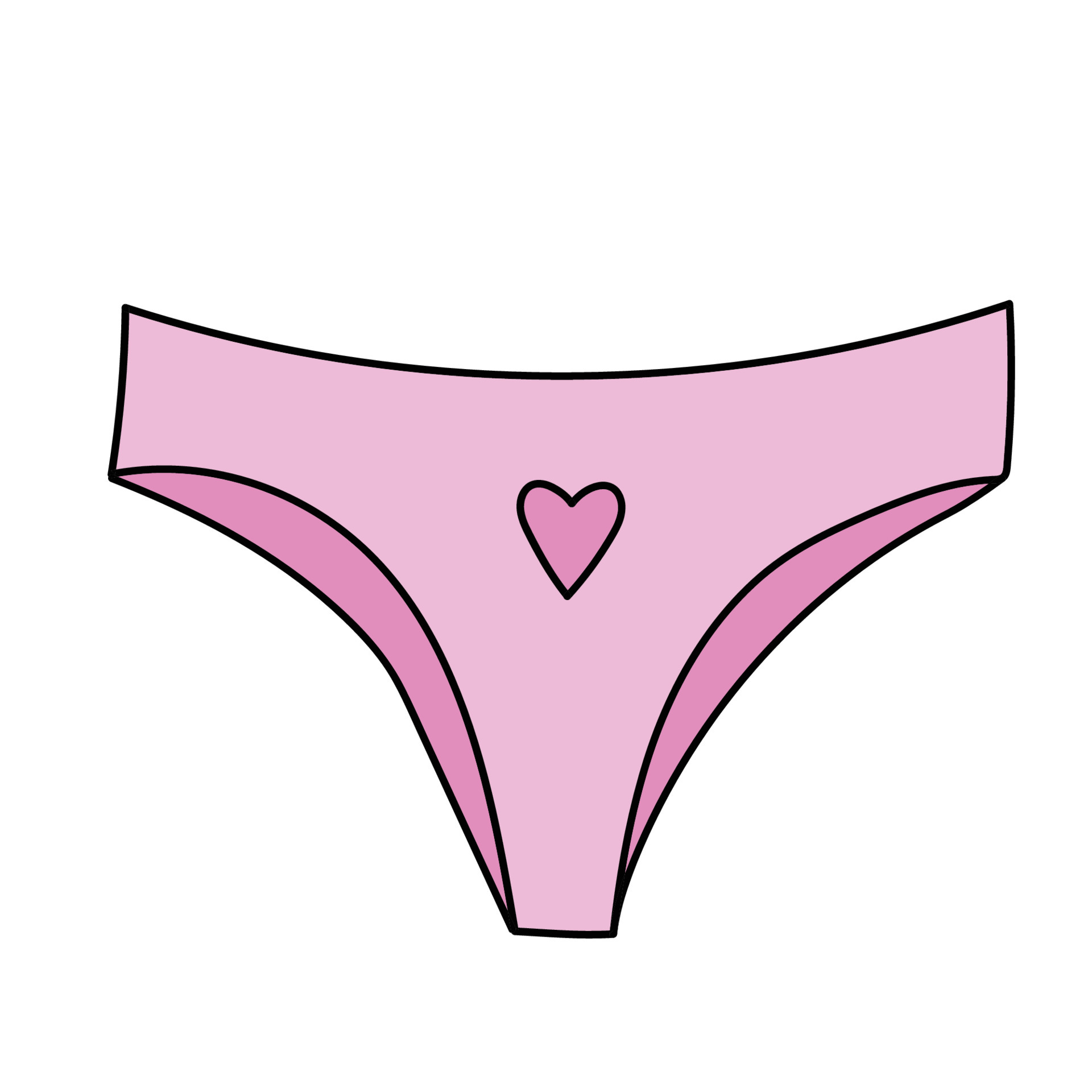 Women Underwear Illustration. Cute Girly Pink Panties. Royalty Free SVG,  Cliparts, Vectors, and Stock Illustration. Image 55913077.
