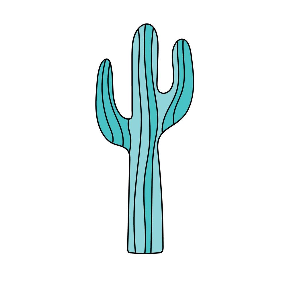 Cactus - cartoon illustration vector