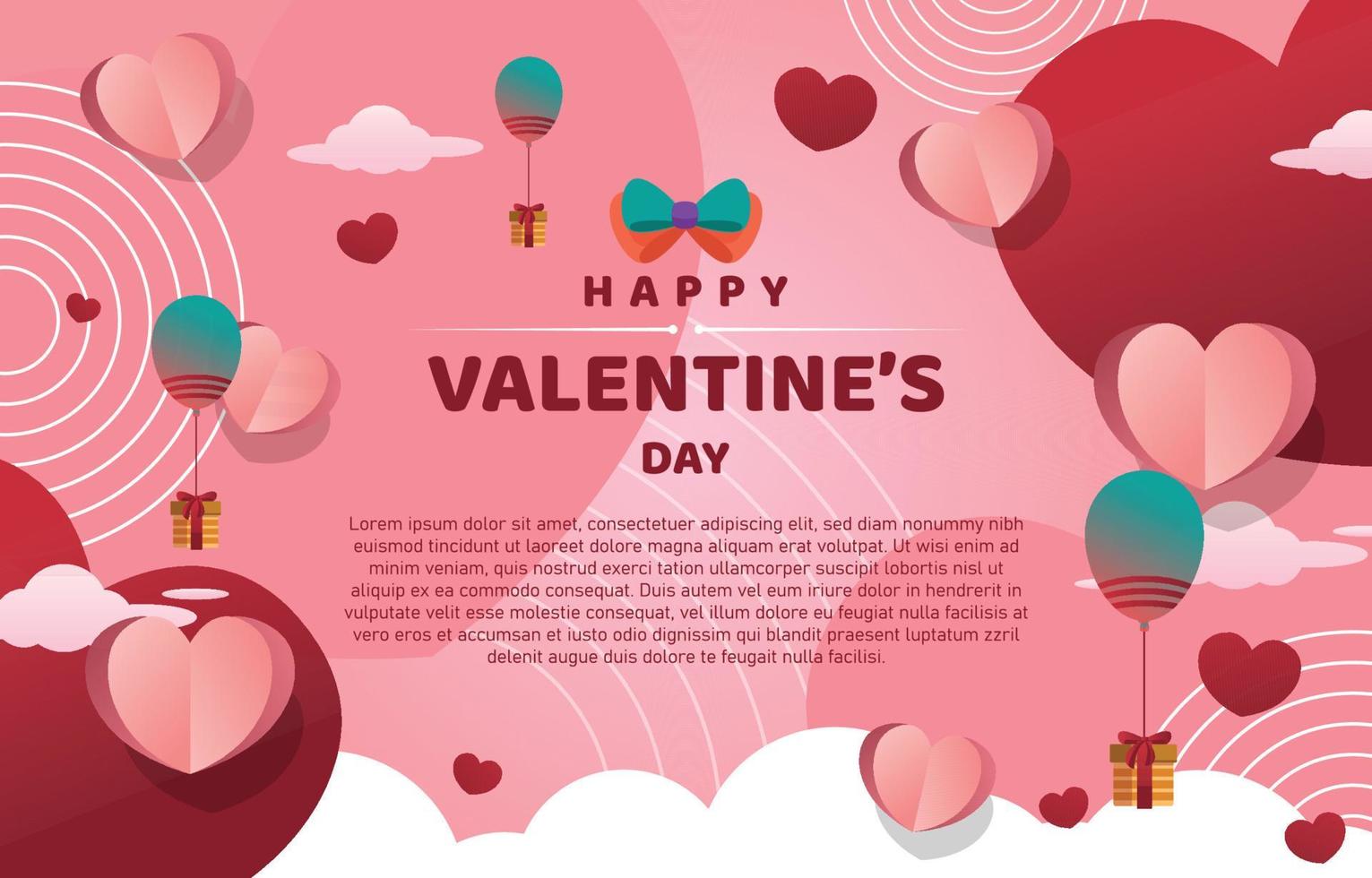 Valentines Day Background vector