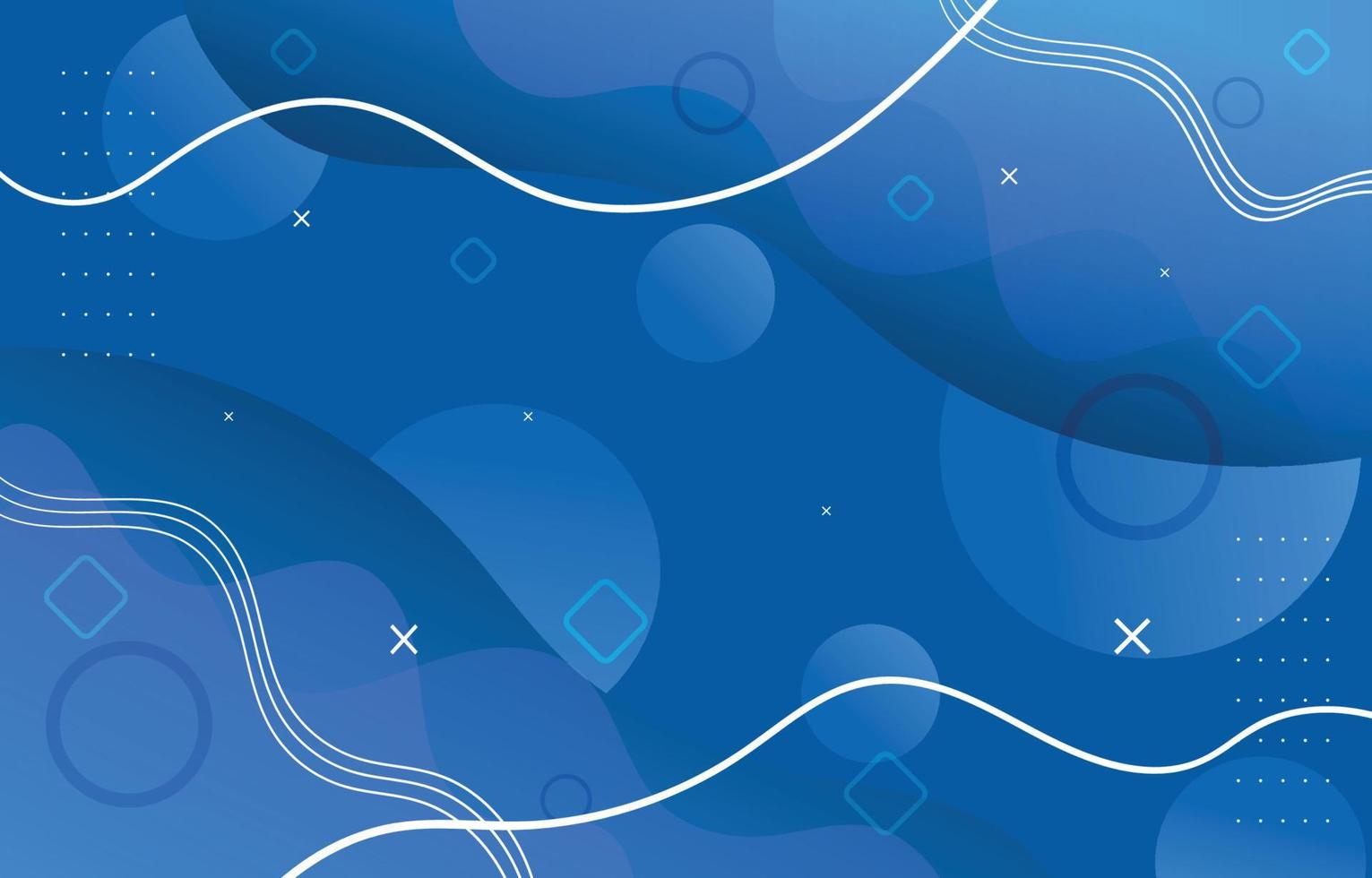 Blue Liquid Wave Background vector