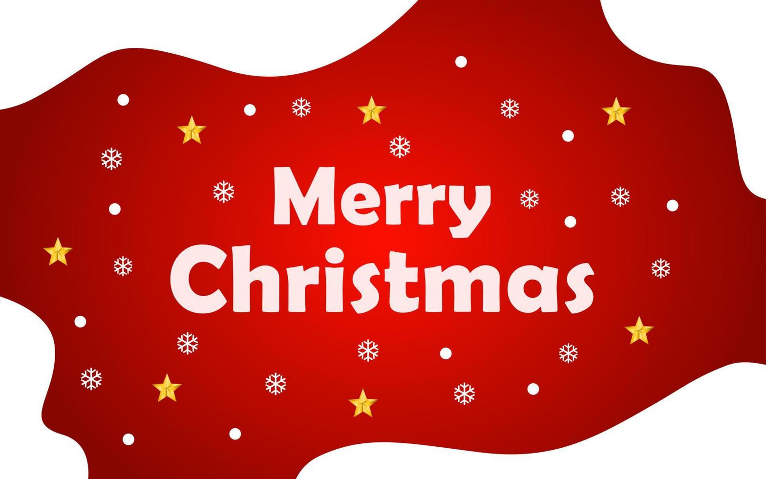 merry christmas background design with red color. banner and cover template design. vector