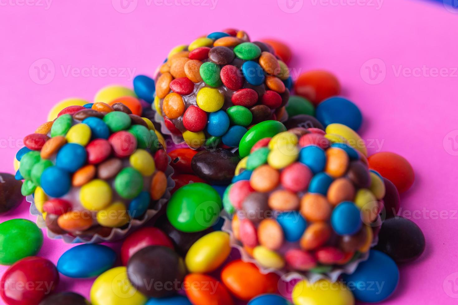 Brigadier of colorful confections photo