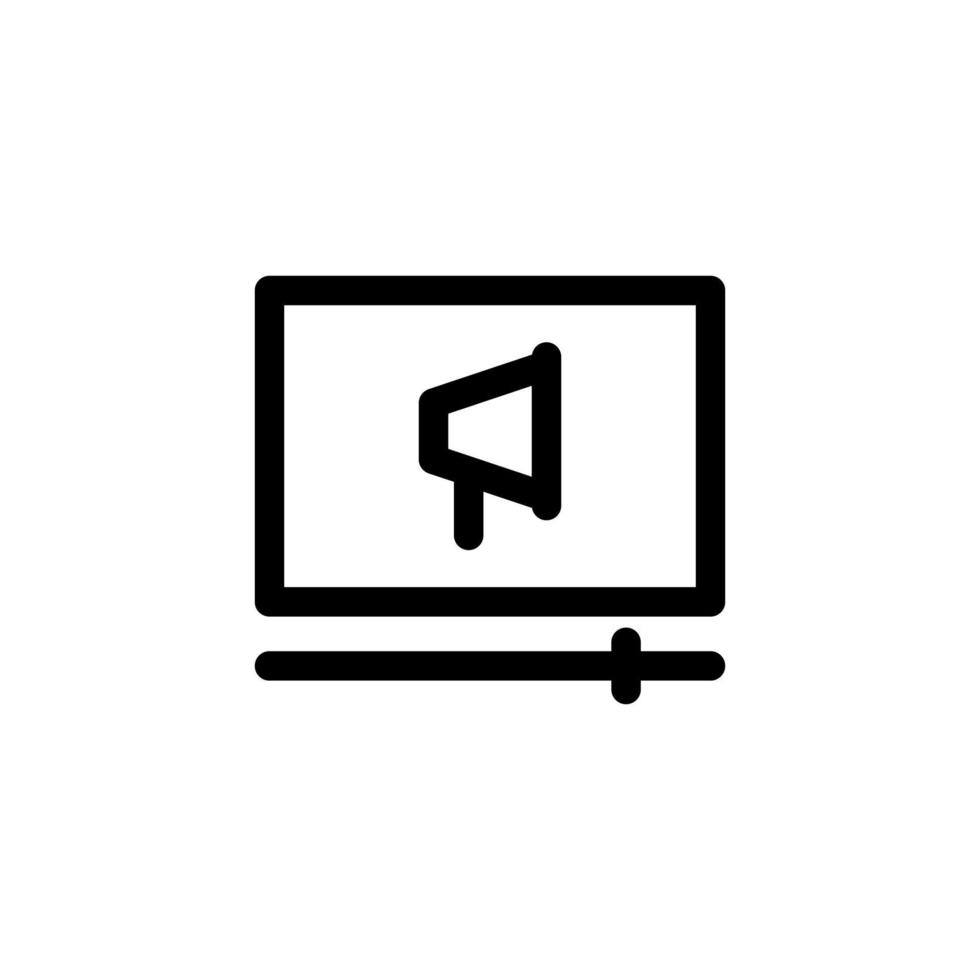 Video play icon design vector illustration with symbol video, play video, ads, advertisement, promotion for advertising business