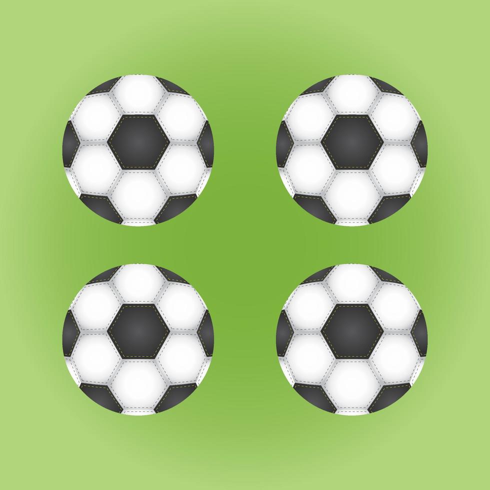 Classic Football collection vector