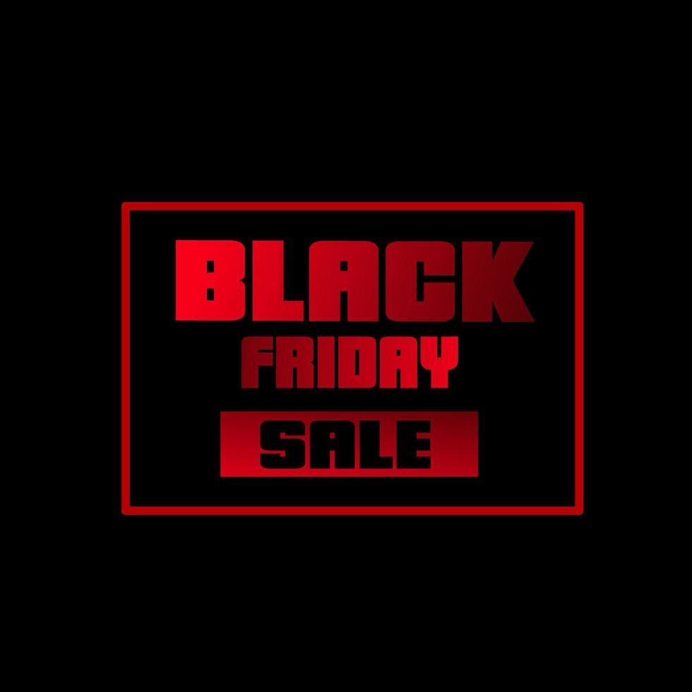 black friday discount banner and red black and yellow illustration vector